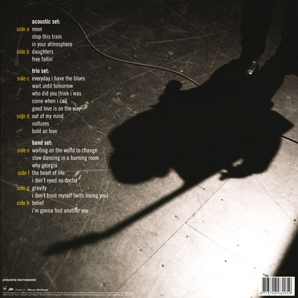 John Mayer – Where The Light Is (Import LP Vinyl) – Label Disc – Relix – 1000x1000px