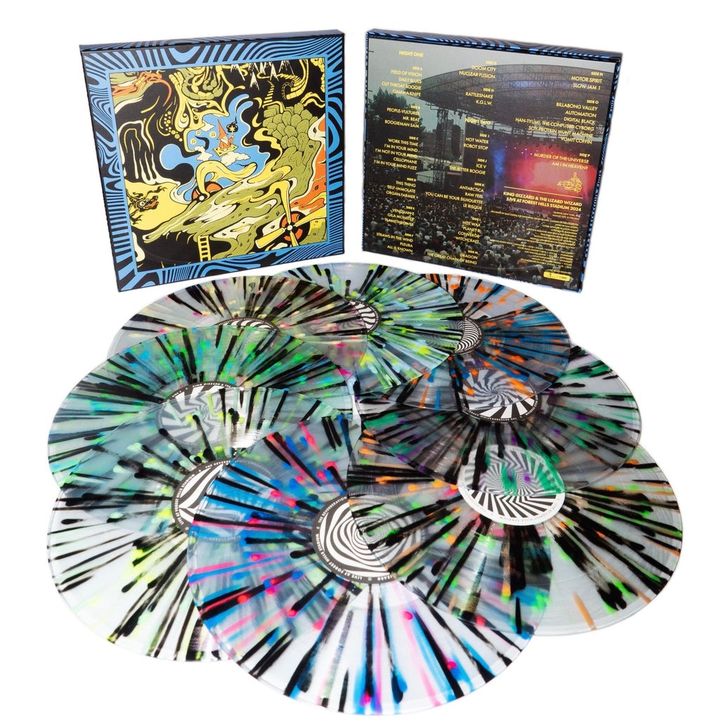 King Gizzard & the Lizard Wizard - Live At Forest Hills Stadium '24 (8-LP Splatter Vinyl Box Set)