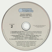 Label Disc 2: Black Sabbath – Heaven And Hell: Deluxe Edition CD | Relix