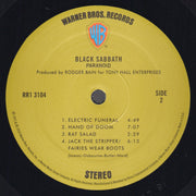 Label Disc 2: Black Sabbath – Paranoid (180 Gram Limited Edition LP Vinyl) Vinyl LP | Relix