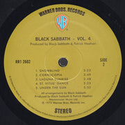 Label Disc 2: Black Sabbath – Vol. 4 (180 Gram Limited Edition LP Vinyl) Vinyl LP | Relix