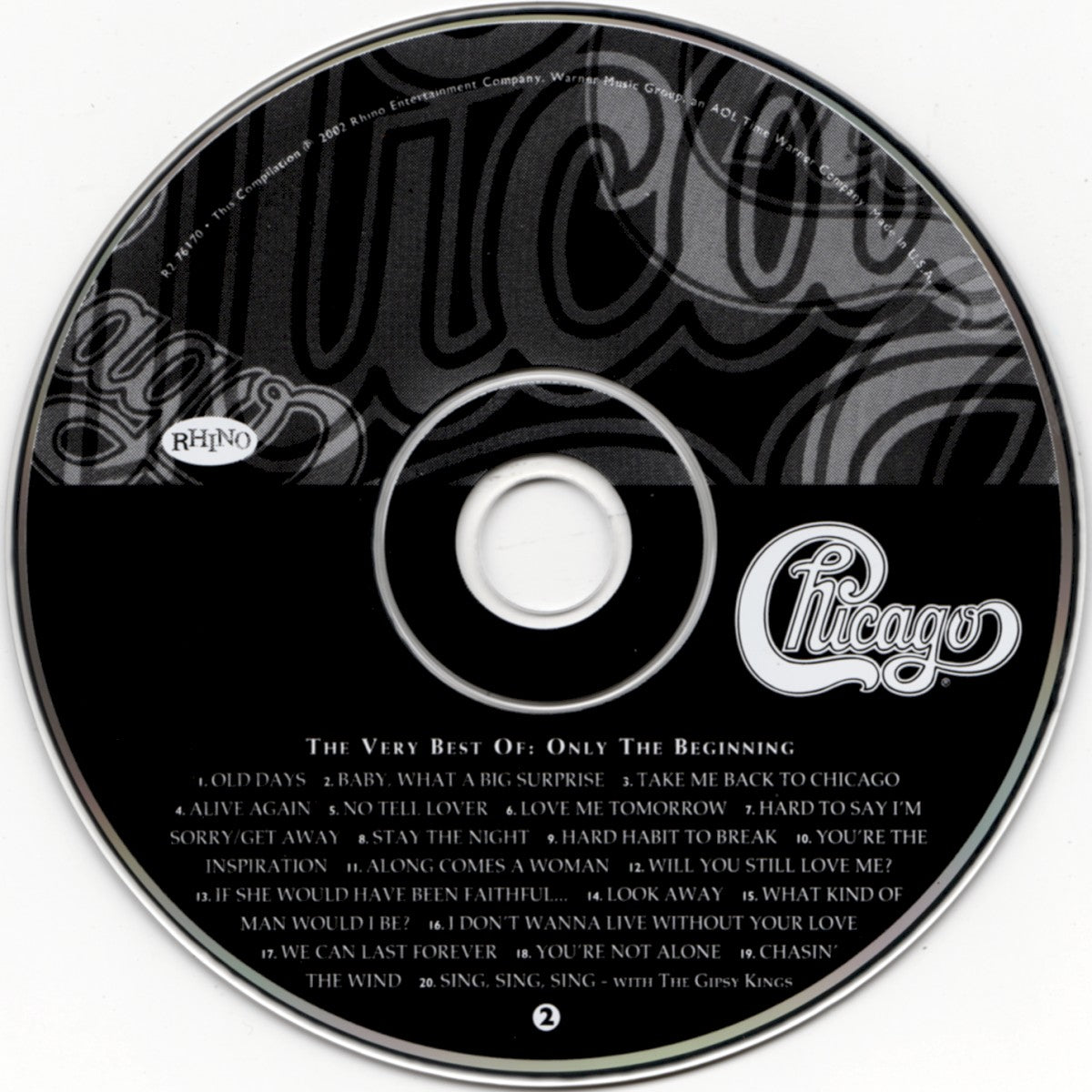 Label Disc 2: Chicago – The Very Best Of: Only The Beginning (2-CD) CD | Relix