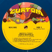 Label Disc 2: Curtis Mayfield – There's No Place Like America (Blue LP Vinyl) Vinyl LP | Relix