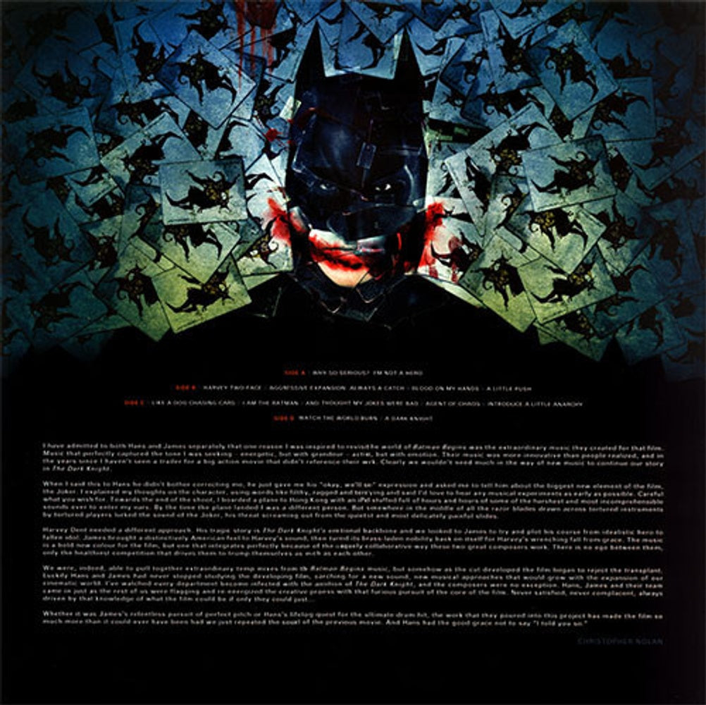 Label Disc 2: Dark Knight / O.S.T. (Colv) (Grn) (Viol) (Bme) – Dark Knight / O.S.T. (Colored, Grn, Viol, Bme LP Vinyl) Vinyl LP | Relix