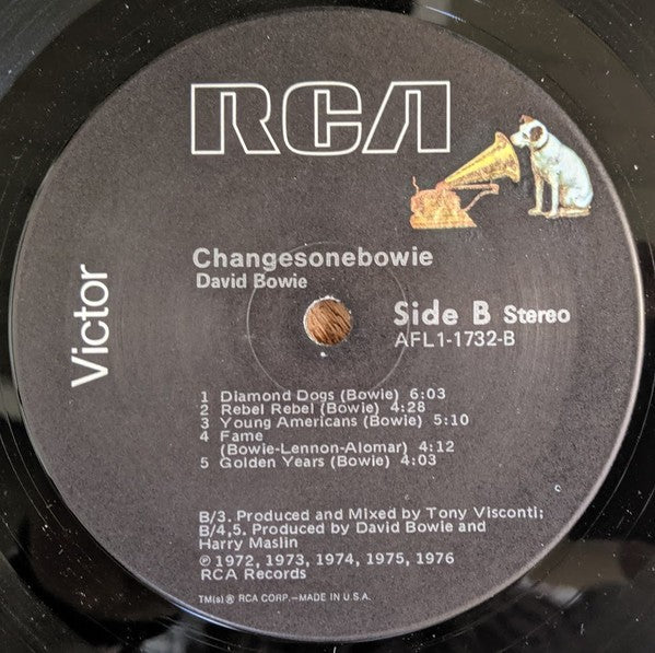 Label Disc 2: David Bowie – Changesonebowie Vinyl LP | Relix