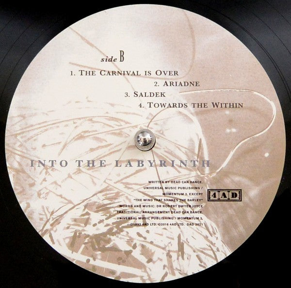 Label Disc 2: Dead Can Dance – Into The Labyrinth Vinyl LP | Relix