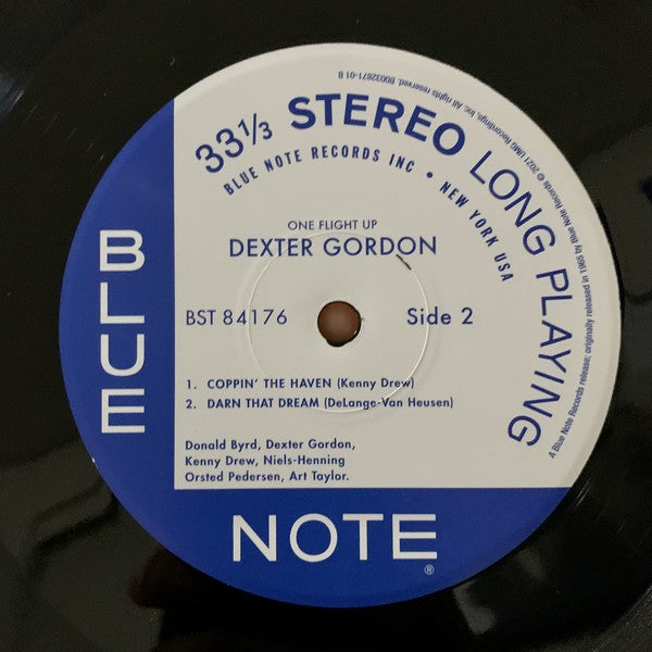 Label Disc 2: Dexter Gordon – One Flight Up One Flight Up (Blue Note Tone  Poet Series LP Vinyl) Vinyl LP | Relix