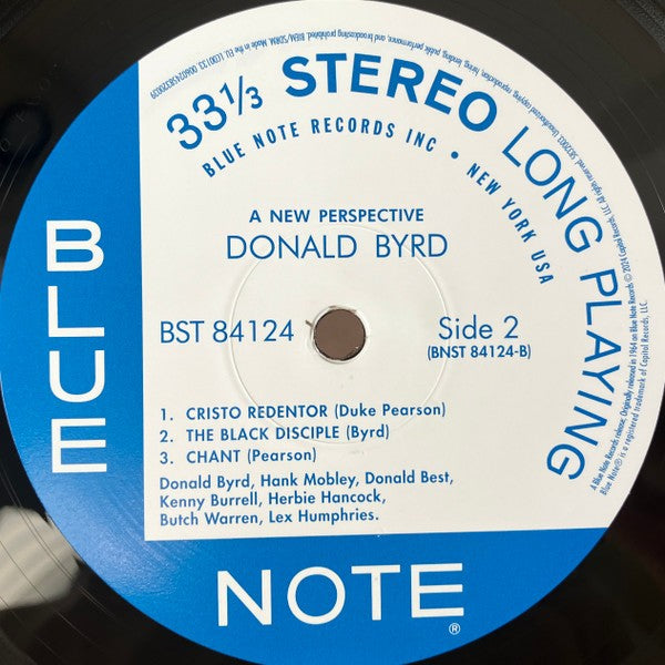 Label Disc 2: Donald Byrd – New Perspective (Blue Note Classic Vinyl Series) Vinyl LP | Relix