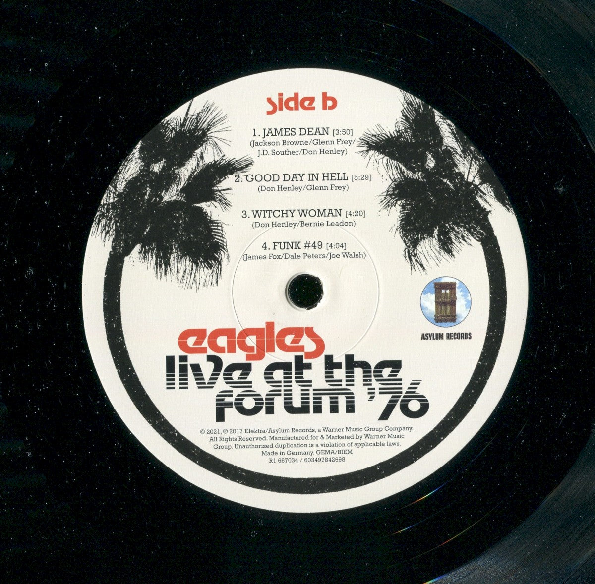 Label Disc 2: Eagles – Live at the Forum '76 Vinyl LP | Relix