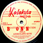 Label Disc 2: Fela Kuti – Beasts Of No Nation (Download Included LP Vinyl) Vinyl LP | Relix