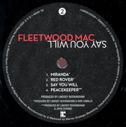 Label Disc 2: Fleetwood Mac – Say You Will Vinyl LP | Relix