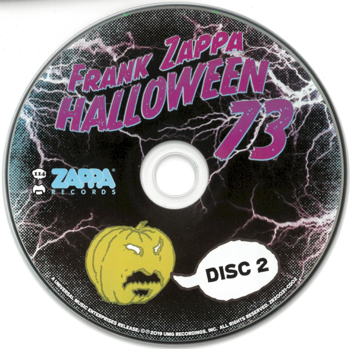Label Disc 2: Frank Zappa – Halloween 73 (Box Set CD) CD | Relix