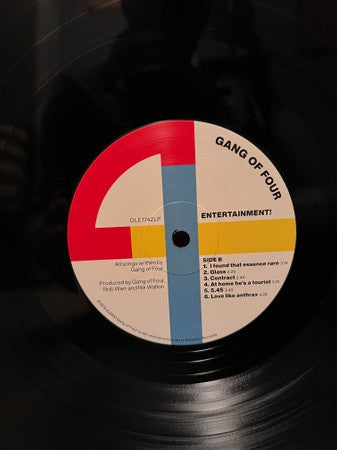 Label Disc 2: Gang Of Four – Entertainment Vinyl LP | Relix