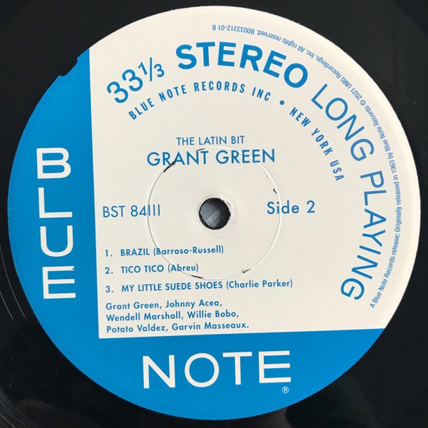 Label Disc 2: Grant Green – Latin Bit Vinyl LP | Relix