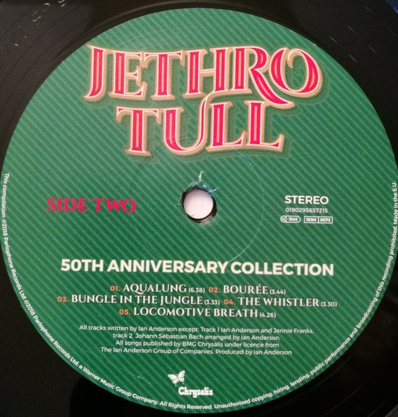 Label Disc 2: Jethro Tull – 50th Anniversary Collection Vinyl LP | Relix