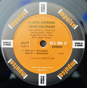 Label Disc 2: John Coltrane – A Love Supreme   (2020 Repress LP Vinyl) Vinyl LP | Relix