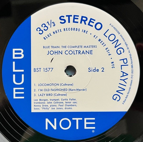 Label Disc 2: John Coltrane – Blue Train: The Complete Masters (Blue Note Tone Poet Series, Stereo LP Vinyl) Vinyl LP | Relix
