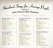Label Disc 2: John Prine & Mac Wiseman – Standard Songs for Average People CD | Relix