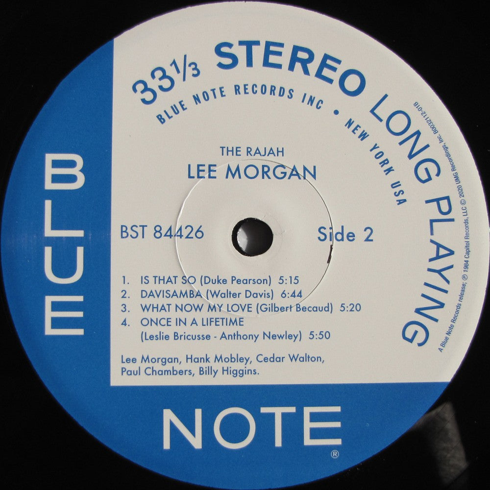 Label Disc 2: Lee Morgan – The Rajah (Blue Note Tone Poet Series LP Vinyl) Vinyl LP | Relix