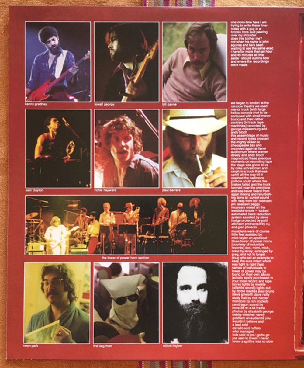 Label Disc 2: Little Feat – Waiting For Columbus: Remastered (2-LP Vinyl) Vinyl LP | Relix