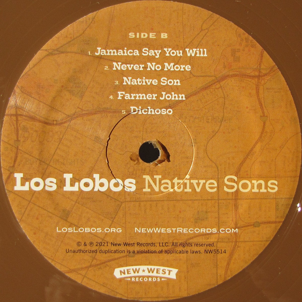 Label Disc 2: Los Lobos – Native Sons Vinyl LP | Relix