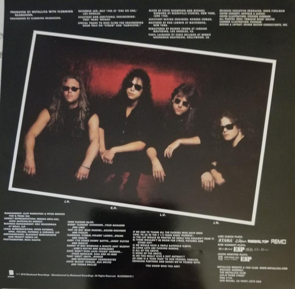 Label Disc 2: Metallica – ...And Justice For All: Remastered (2-LP Vinyl) Vinyl LP | Relix
