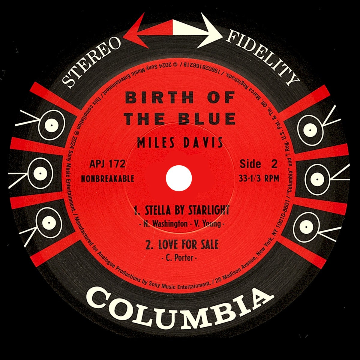 Label Disc 2: Miles Davis – Birth Of The Blue (Gate, 180 Gram LP Vinyl) Vinyl LP | Relix
