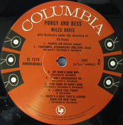 Label Disc 2: Miles Davis – Porgy and Bess (Mono LP Vinyl) Vinyl LP | Relix