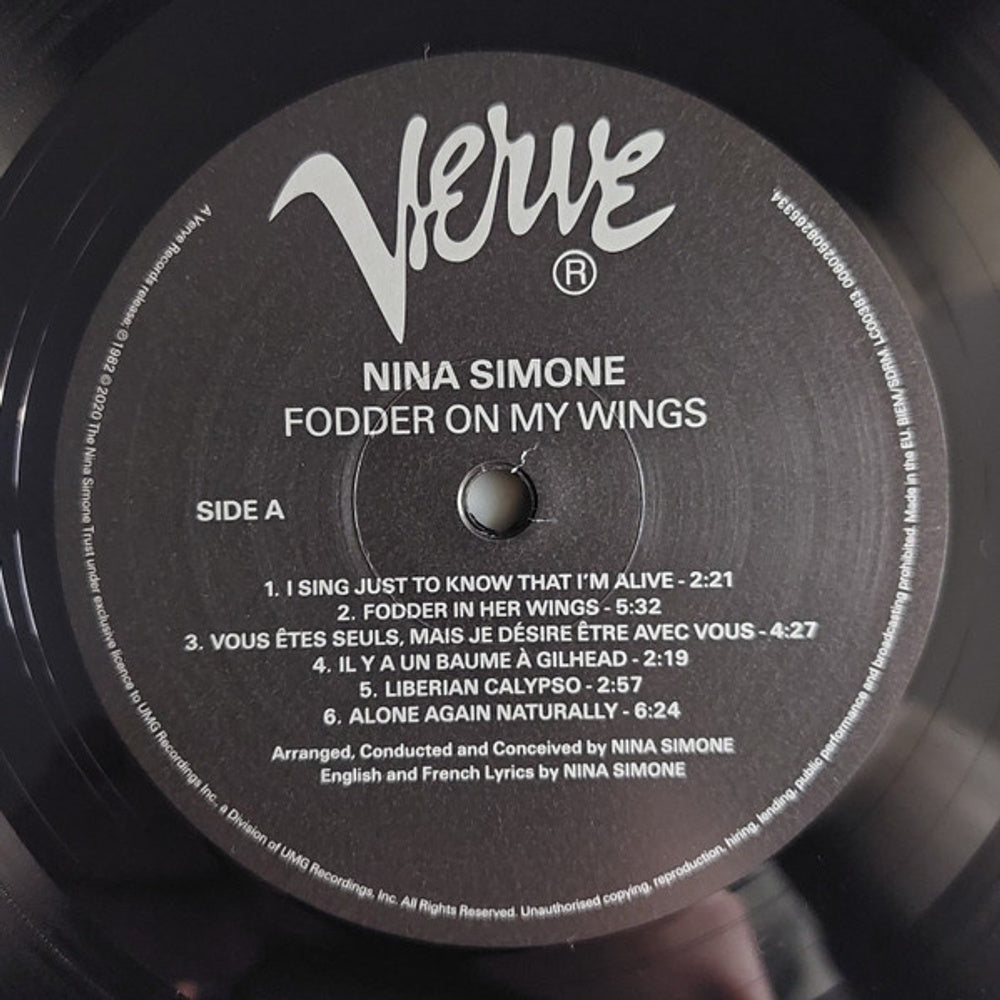 Label Disc 2: Nina Simone – Fodder On My Wings Vinyl LP | Relix