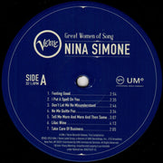 Label Disc 2: Nina Simone – Great Women Of Song: Nina Simone Vinyl LP | Relix
