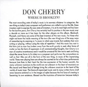 Label Disc 2: Old And New Dreams – Where Is Brooklyn? CD | Relix