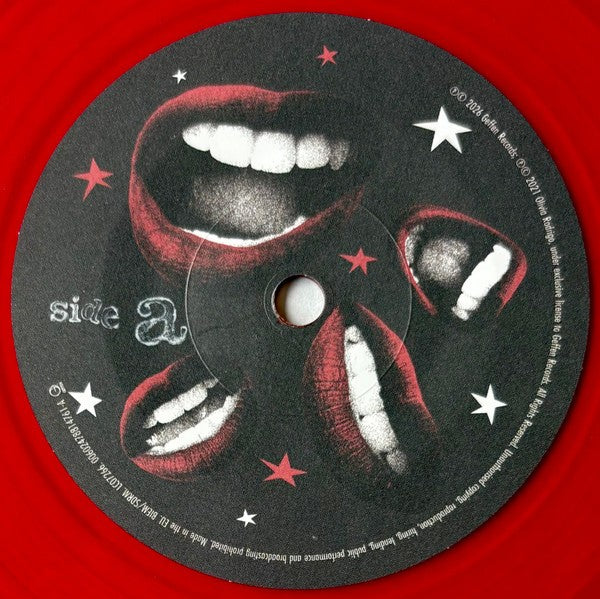 Label Disc 2: Olivia Rodrigo – drivers license / burning down the house (Translucent Red 7" Vinyl) Vinyl LP | Relix