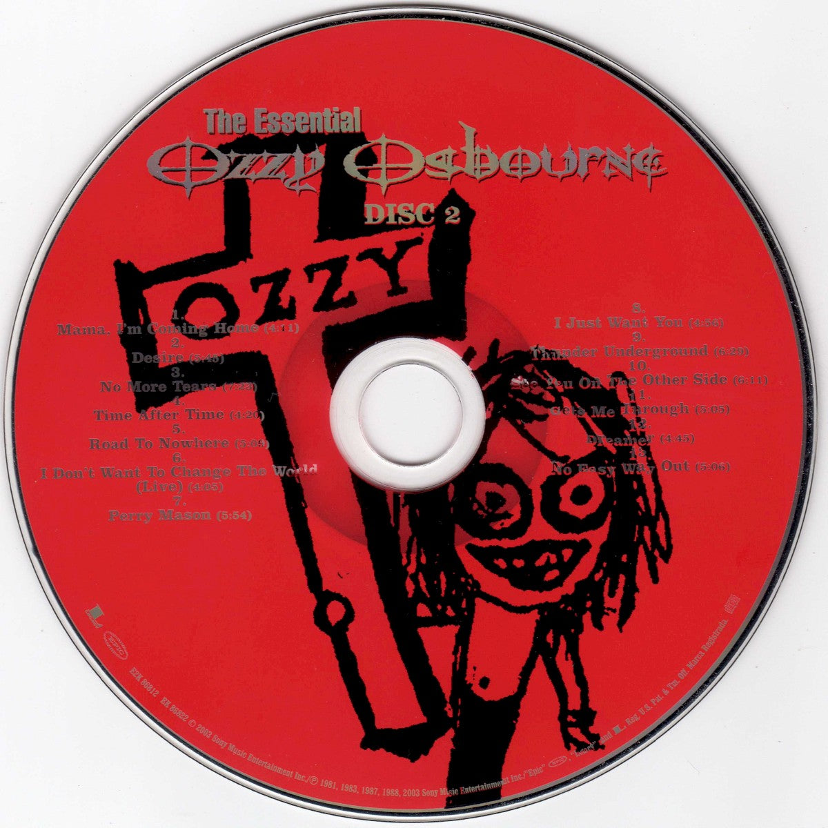 Label Disc 2: Ozzy Osbourne – Essential Ozzy Osbourne (2-CD) CD | Relix