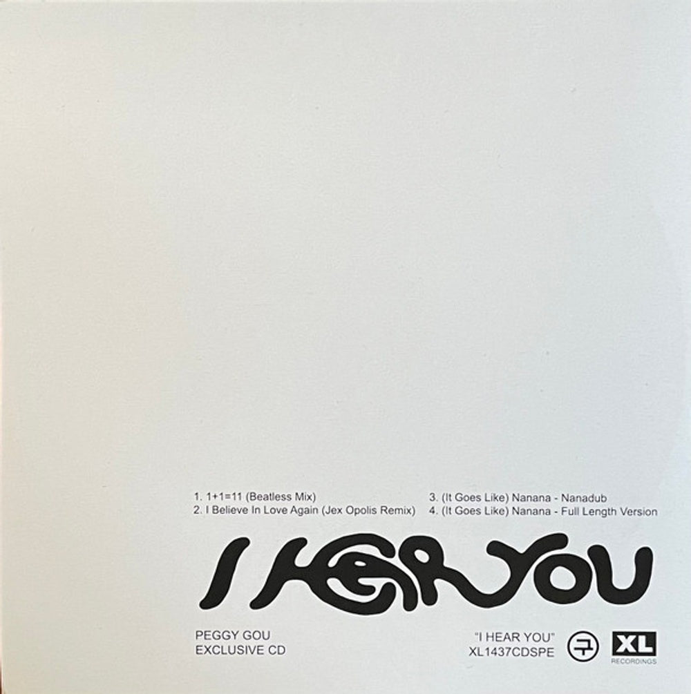 Label Disc 2: Peggy Gou – I Hear You CD | Relix