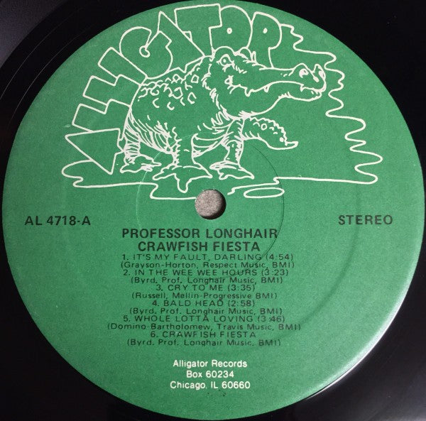 Label Disc 2: Professor Longhair – Crawfish Fiesta Vinyl LP | Relix