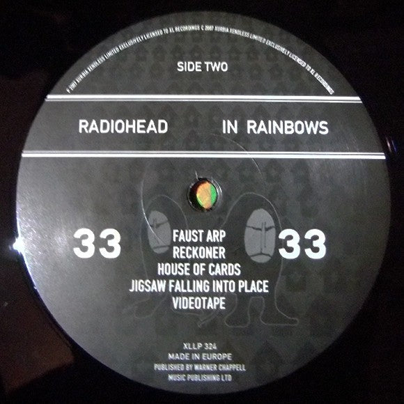 Label Disc 2: Radiohead – In Rainbows Vinyl LP | Relix
