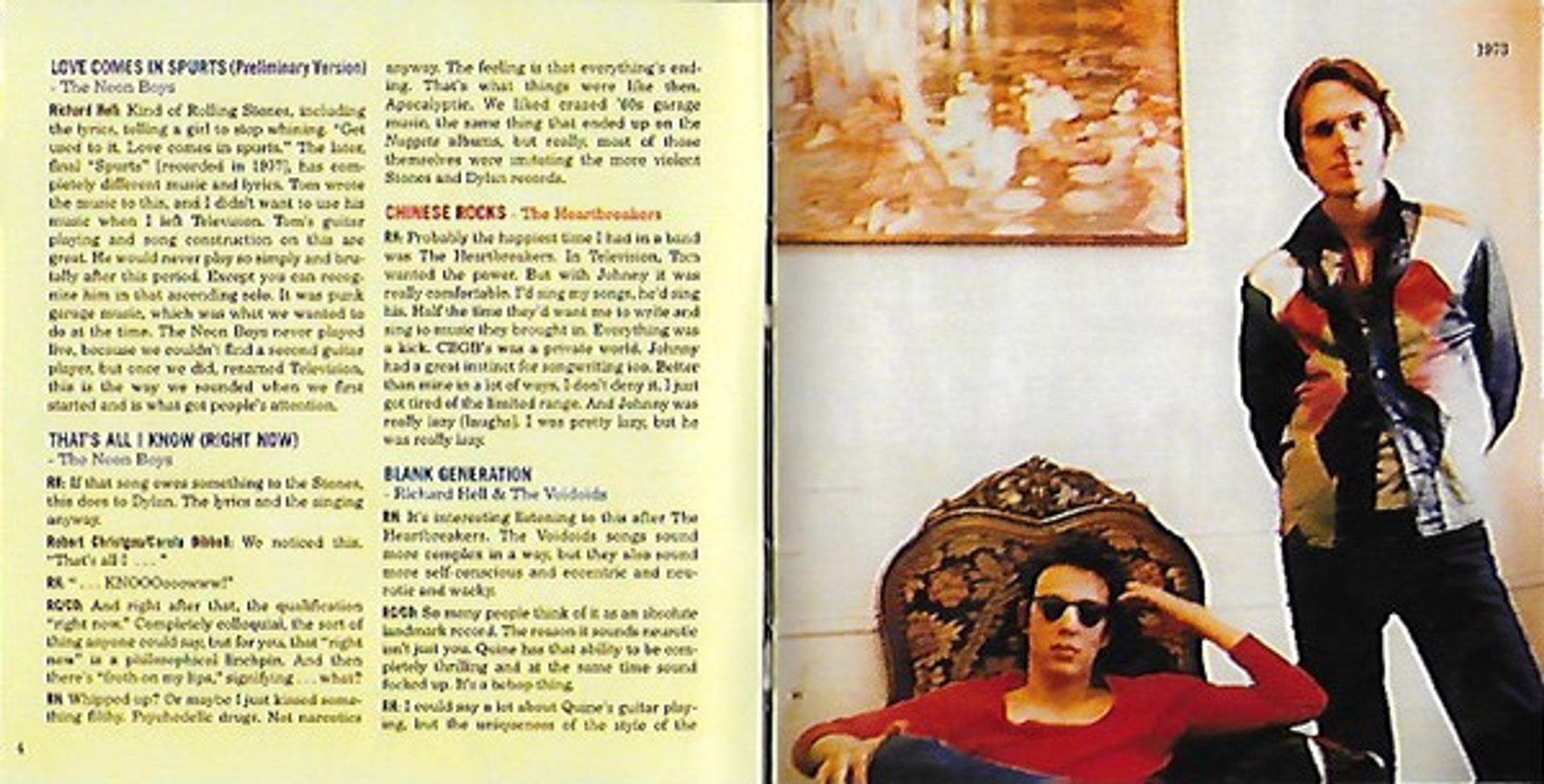 Label Disc 2: Richard Hell – Spurts: The Richard Hell Story (Remastered CD) CD | Relix