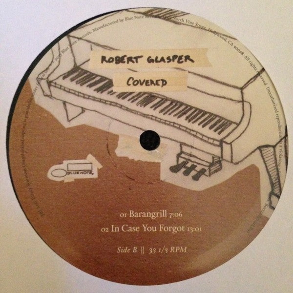 Label Disc 2: Robert Glasper – Covered (The Robert Glasper Trio Recorded Live At Capitol Studios LP Vinyl) Vinyl LP | Relix