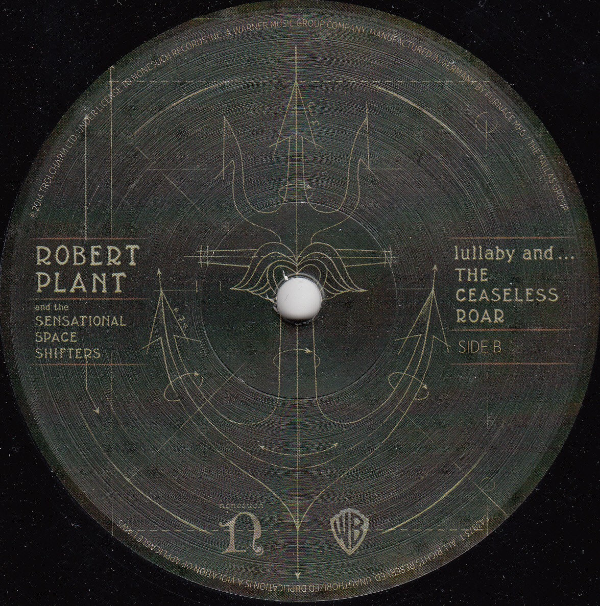 Label Disc 2: Robert Plant – lullaby and... The Ceaseless Roar Vinyl LP | Relix