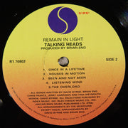 Label Disc 2: Talking Heads – Remain in Light Vinyl LP | Relix