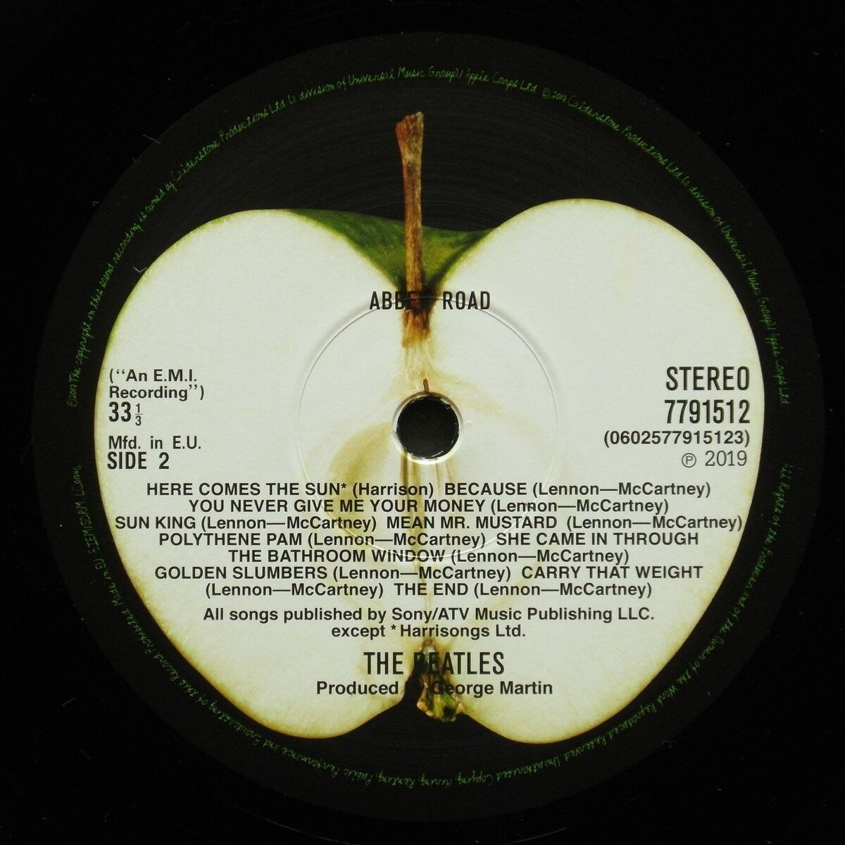 Label Disc 2: The Beatles – Abbey Road: Anniversary Edition Vinyl LP | Relix