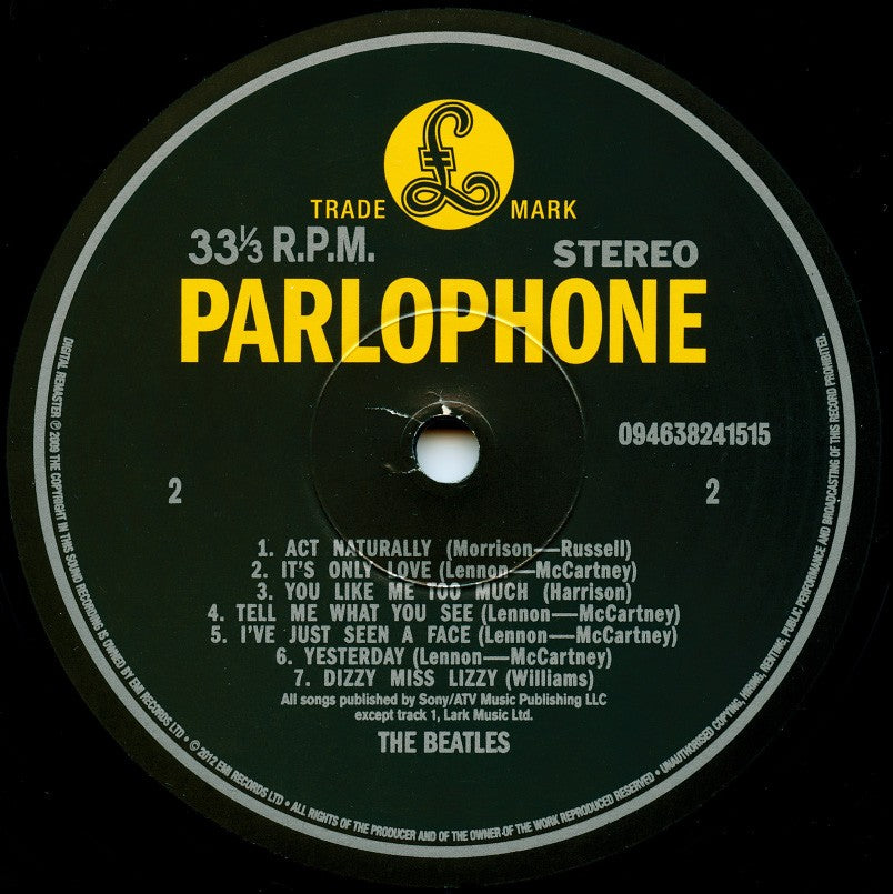 Label Disc 2: The Beatles – Help (Reissue, Remastered, 180 Gram LP Vinyl) Vinyl LP | Relix