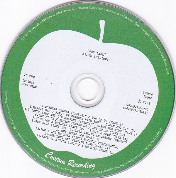 Label Disc 2: The Beatles – Let It Be: Special Edition (Limited Edition Super Deluxe 5CD/Blu-ray Audio Box Set) CD | Relix