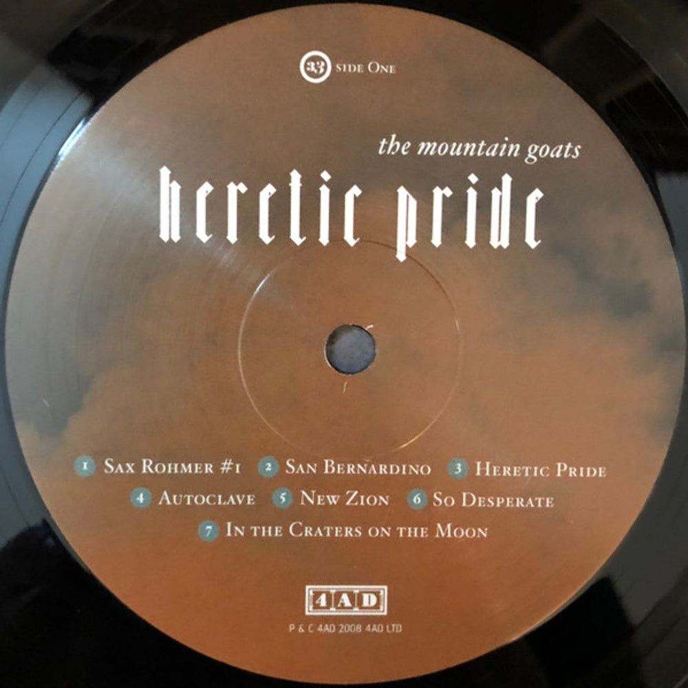Label Disc 2: The Mountain Goats – Heretic Pride Vinyl LP | Relix