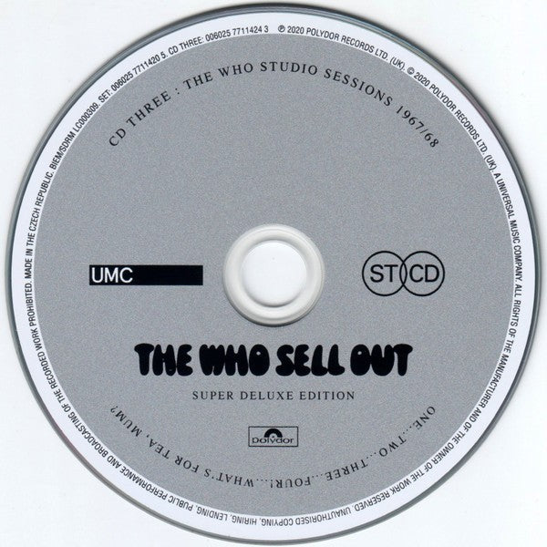 Label Disc 2: The Who – The Who Sell Out: Deluxe Edition (5 CD + 2 7in Singles Box Set) CD | Relix