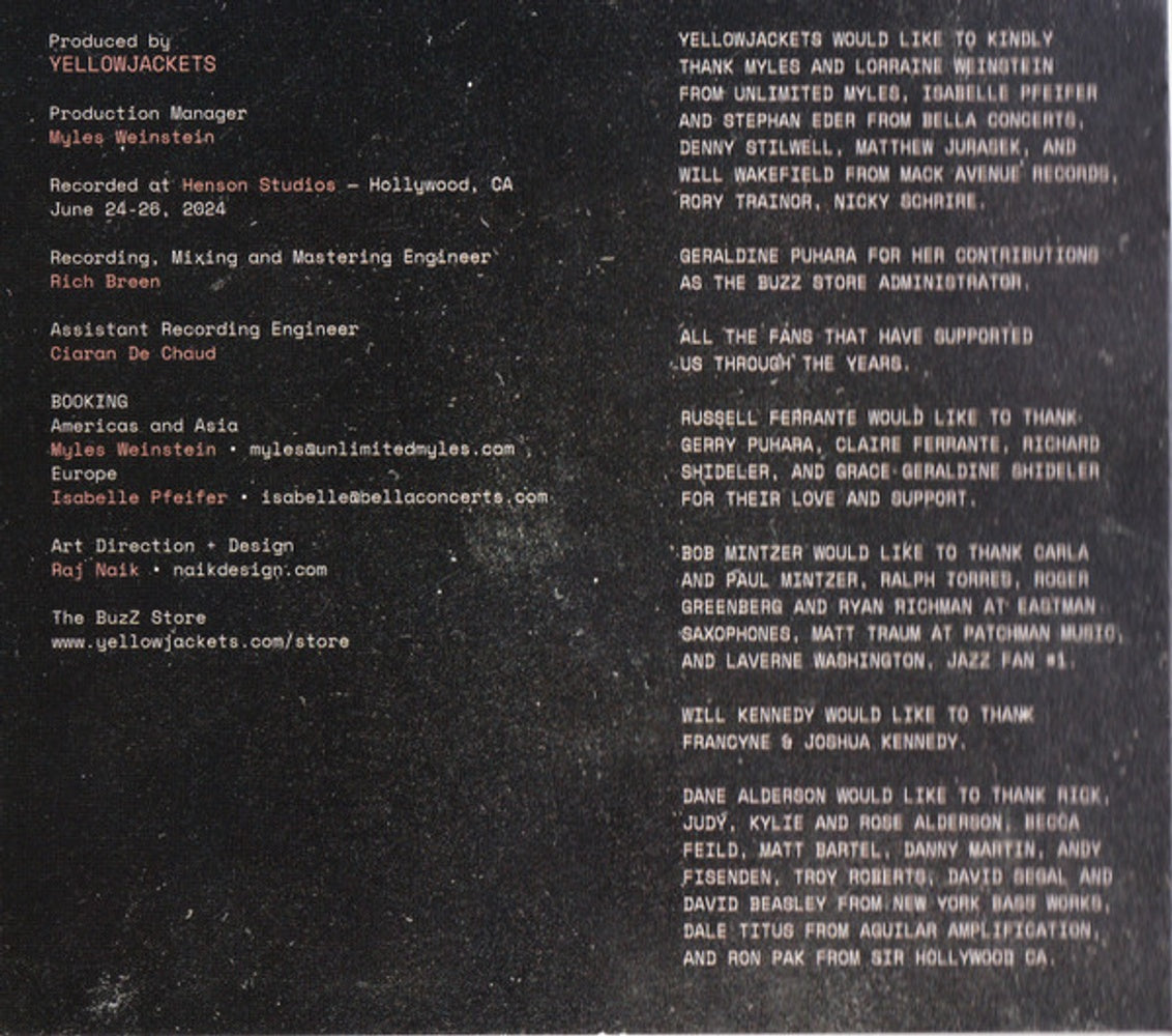 Label Disc 2: Yellowjackets – Fasten Up CD | Relix