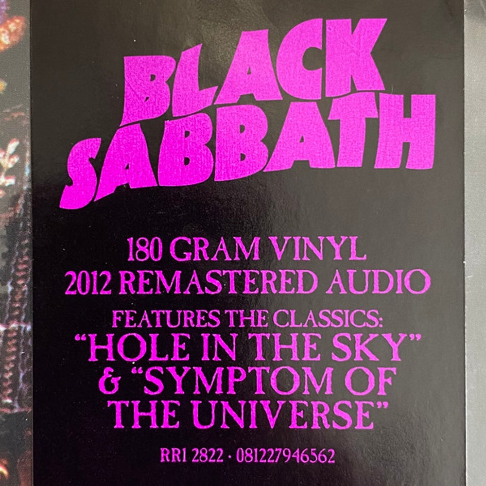 Label Disc 3: Black Sabbath – Sabotage (180 Gram Limited Edition LP Vinyl) Vinyl LP | Relix