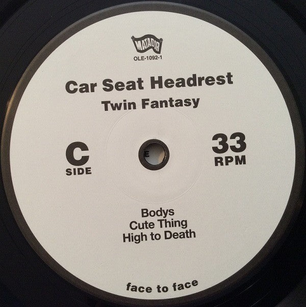 Label Disc 3: Car Seat Headrest – Twin Fantasy (2-LP Vinyl) Vinyl LP | Relix