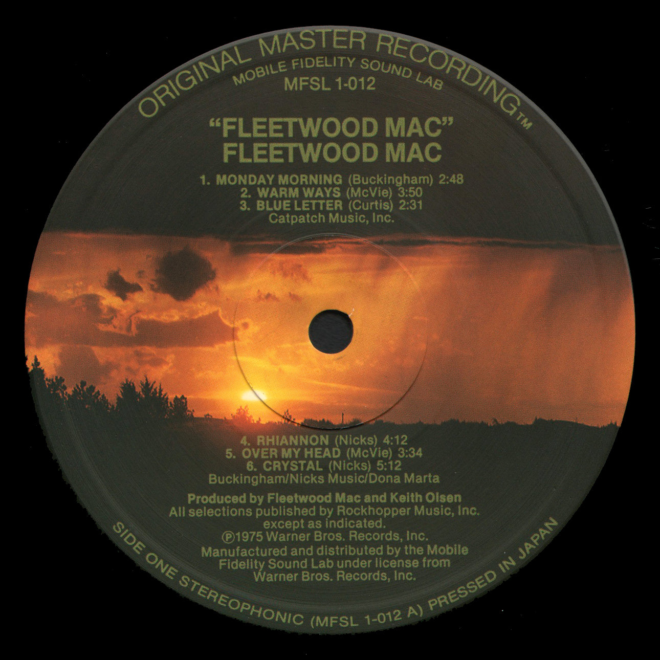 Label Disc 3: Fleetwood Mac – Fleetwood Mac Vinyl LP | Relix