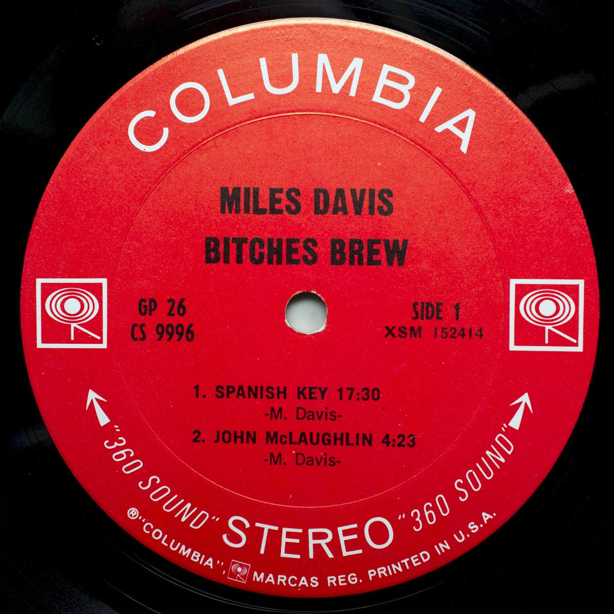 Label Disc 3: Miles Davis – Bitches Brew Vinyl LP | Relix